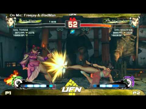 UFN:GOL TOI504 (Chun-Li) Vs. DRS NASHFAN (Chun-Li) Part 1