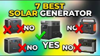 ✅Best Solar Generators 2026: Don’t Buy Until You See This!