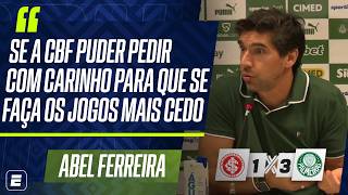 ABEL FERREIRA FAZ PEDIDO À CBF E RECLAMA DE PÊNALTI NÃO MARCADO APÓS INTERNACIONAL 1 X 3 PALMEIRAS