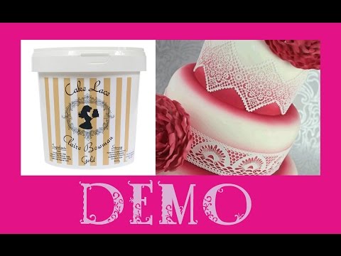 Claire Bowman Cake Lace Demo - Bake & Deco Warehouse