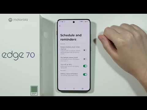 Motorola Edge 70: How to Schedule Battery Saver (Automatic Power Saving Mode)