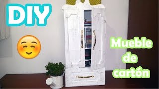 DIY ♥ Mueble de cartón ♥ Reciclado