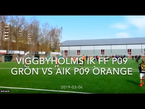 Viggbyholms IK FF P09 Grön vs AIK P09 Orange 2019-04-06