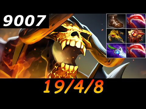 Dota 2 Clinkz 9007 MMR 19/4/8 (Kills/Deaths/Assists) Ranked Full Gameplay