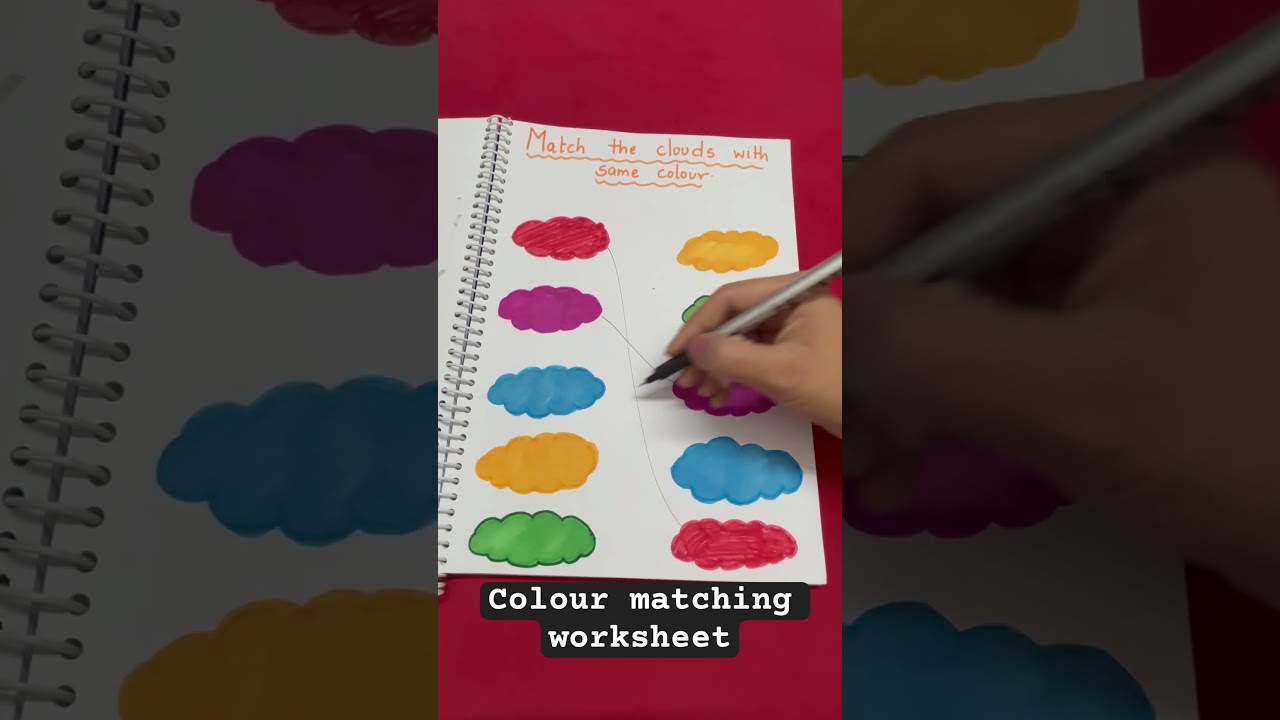 Colour matching worksheet