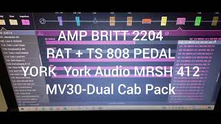 Video thumbnail for York Audio MRSH 412 MV30-Dual Cab Pack Line 6 POD GO by Paulo Keppler Velhos Novos