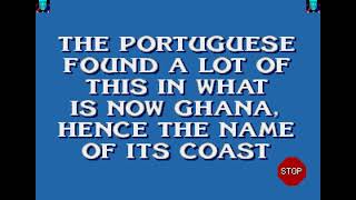 MegaDrive/Genesis Game:  Jeopardy! (1992 GameTek, Inc.)