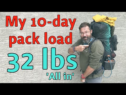 My GEAR for a 10-day hike | Base equipment and consumables