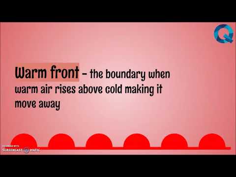 Air Masses and Fronts