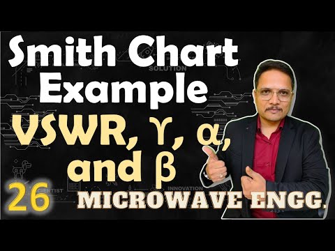 Smith Chart Example for VSWR Reflection Coefficient Load Impedance Calculation Maximum Impedance