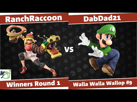 Walla Walla Wallop #9 Winners Round 1 - RanchRaccoon (Min-Min) vs DabDad21 (Luigi)