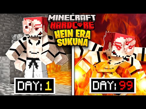 I Played Minecraft Jujutsu Kaisen Sukuna for 100 Days - Insane Results!