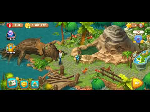 Playrix - Gardenscapes Mod Gameplay Part 40 - Dino Park - Day 2