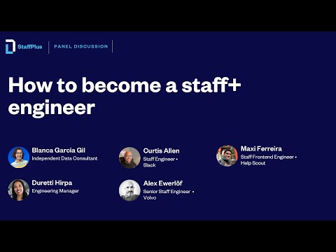 How to become a staff+ engineer - YouTube