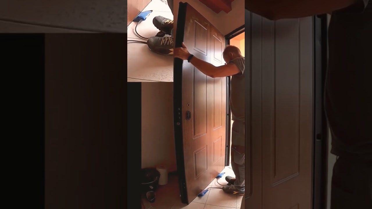 Come togliere e rimontare anta porta blindata