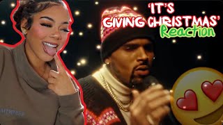 OK WAITTT .. REACTING TO 'IT'S GIVING CHRISTMAS' CHRIS BROWN VIDEO