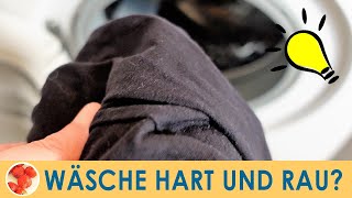 Genialer Trick: Wäsche ist nach dem Waschen rau oder hart? Dieser Trick hilft
