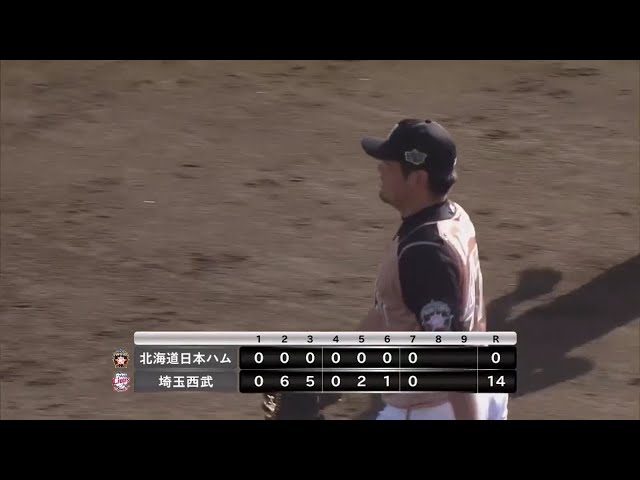 【ファーム】ファイターズ・田中豊 わずか8球で3者凡退に抑える‼ 2019/4/5 L-F(ファーム)