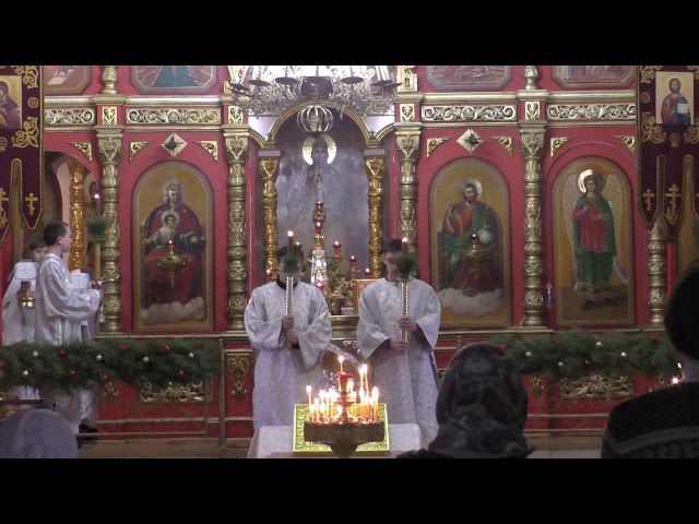Рождественские богослужения