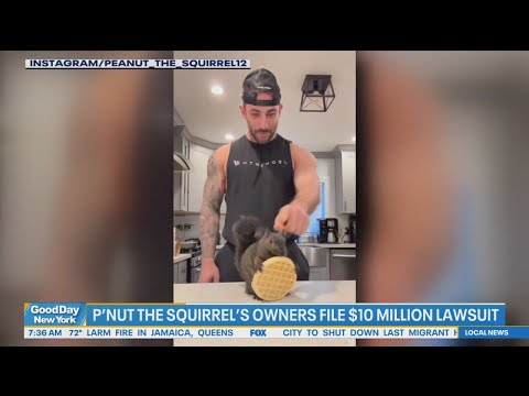P'nut the squirrel's owner files $10M lawsuit