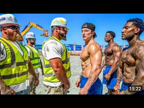 Construction workers v bodybuilders