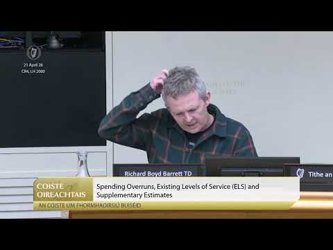 Richard Boyd Barrett: Budget Overruns and Education Staffing