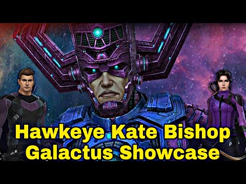 Hawkeye And Kate Bishop Galactus One Shot Showcase 2022 - Marvel Future Fight