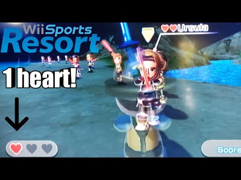 Letting the AI get me down to 1 heart, then destroying in swordplay showdown