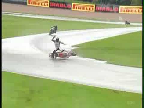 SBK 2008 - Donington Race 2 Highlights