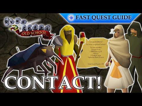 Contact! Quest | OSRS Quality Quick Guide [2025]