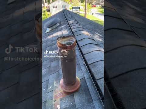 B-Vent Cap #homeinspection