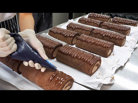 Can't resist! Chocolate Roll Cake and Popular Desserts Video Collection！/ 無法抗拒！巧克力蛋糕捲和人氣甜點影片大合集！