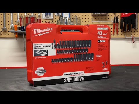 49-66-7009  Milwaukee 43 piece impact socket set 49-66-7009