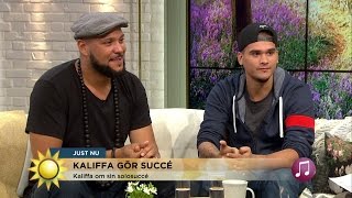 Dani M och Kaliffa om musiksamarbetet - Nyhetsmorgon (TV4)