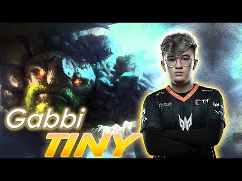 T1 VS OB NEON BUT IN GABBI'S PERSPECTIVE AS TINY FULL GAMPLAY. Dota 2 Pro Gameplay Highlights