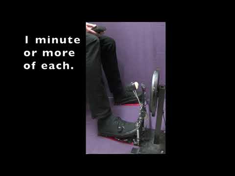 Heel Down Foot Technique for Bass Drum