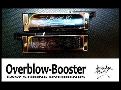 OVERBLOW-BOOSTER Mk2: "Easy, Strong Overbends Anyone can Play!" HOHNER SPECIAL 20 VERSION.