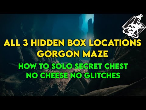 Destiny 2 - All 3 Hidden Boxes in Gorgon Maze. SOLO SECRET CHEST!