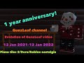 1 Year Anniversary Of GunzLeaf Channel 12 Jan 2021 12 Jan 2022 My Video Rewind