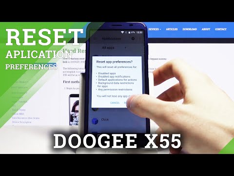 How to Reset App Preferences in DOOGEE X55 – Change Default App