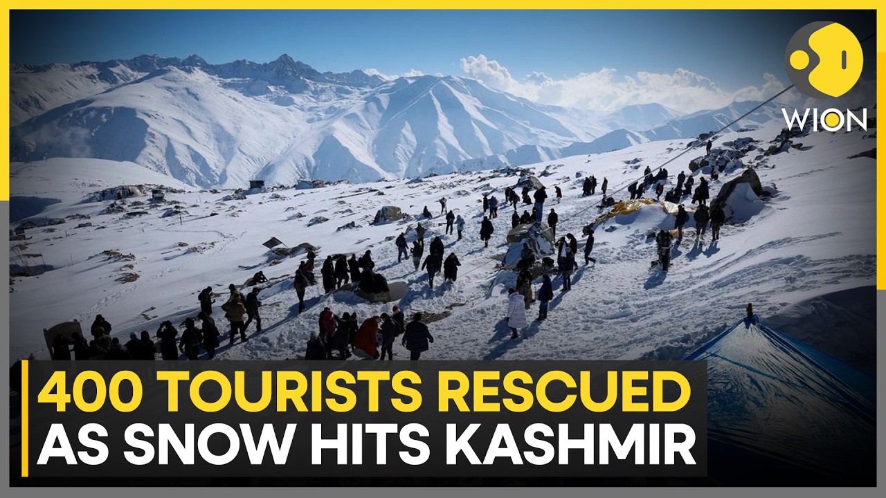 India: Heavy Snowfall Disrupts Life In J&K, 400 Tourists Rescued From Sinthan Pass | WION