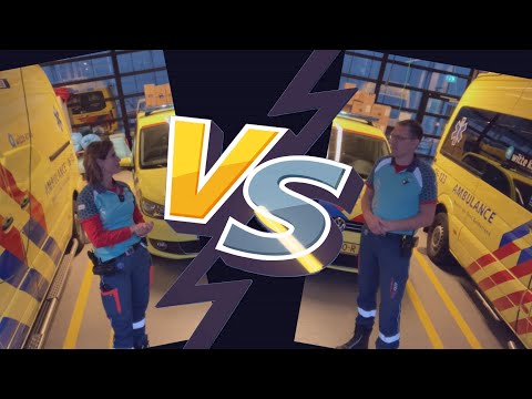 ambulancechauffeur en ambulanceverpleegkundige