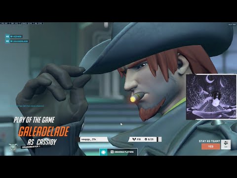 POTG! GALE INSANE ASHE + CASSIDY GAMEPLAY OVERWATCH 2 SEASON 1 RELEASE