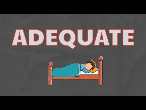 What Does ADEQUATE Means || Meanings And Definitions With Example in English