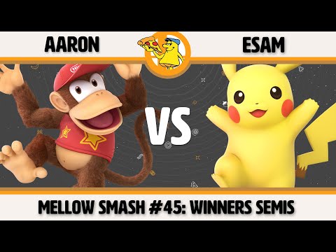 Mellow Mushroom SSBU #45 - Aaron (Diddy) vs ESAM (Pikachu) Smash Ultimate Winners Semis