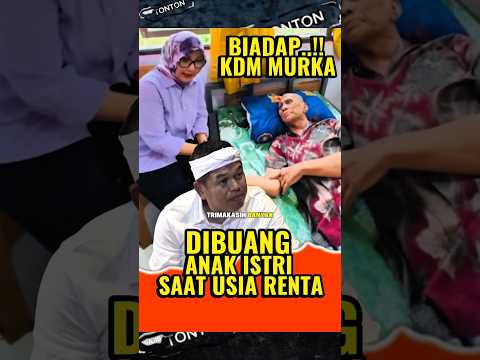 DIBUANG ISTRI DI JALAN - KAKEK INI HIDUP SEBATANG KARA DI PANTI #kdm #dedimulyadi #kangdedimulyadi