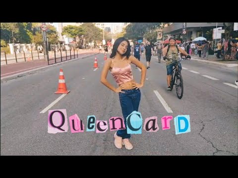 [KPOP EM PÚBLICO] (G)-IDLE ( (여자)아이들) - QUEENCARD - DANCE COVER, Av Paulista
