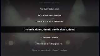 Bridgit Mendler - Blonde (Lyrics Video)(HQ)