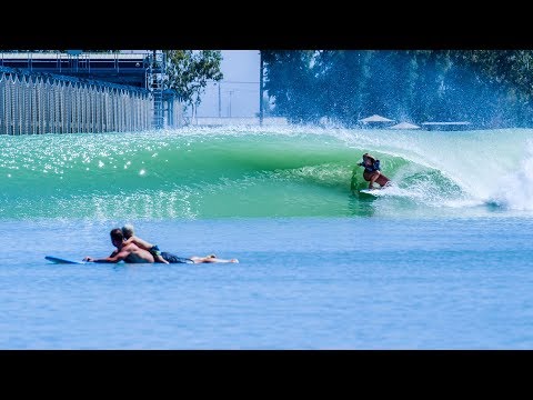 Bethany Hamilton & Family Surfing at Kelly Slaters Wave Pool
