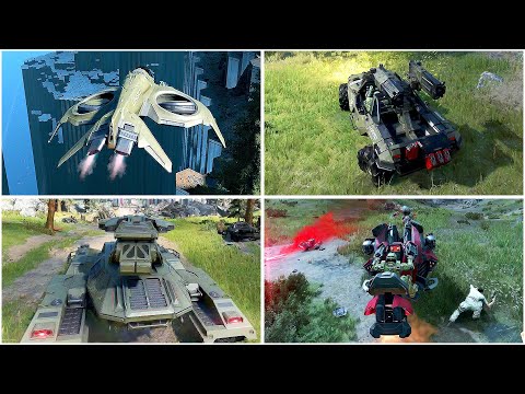 Halo Infinite - All Vehicles Showcase (Campaign)